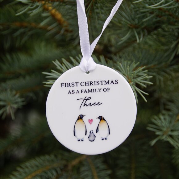 Ornament: First Christmas As A Family Decoration - Picture 2 of 2